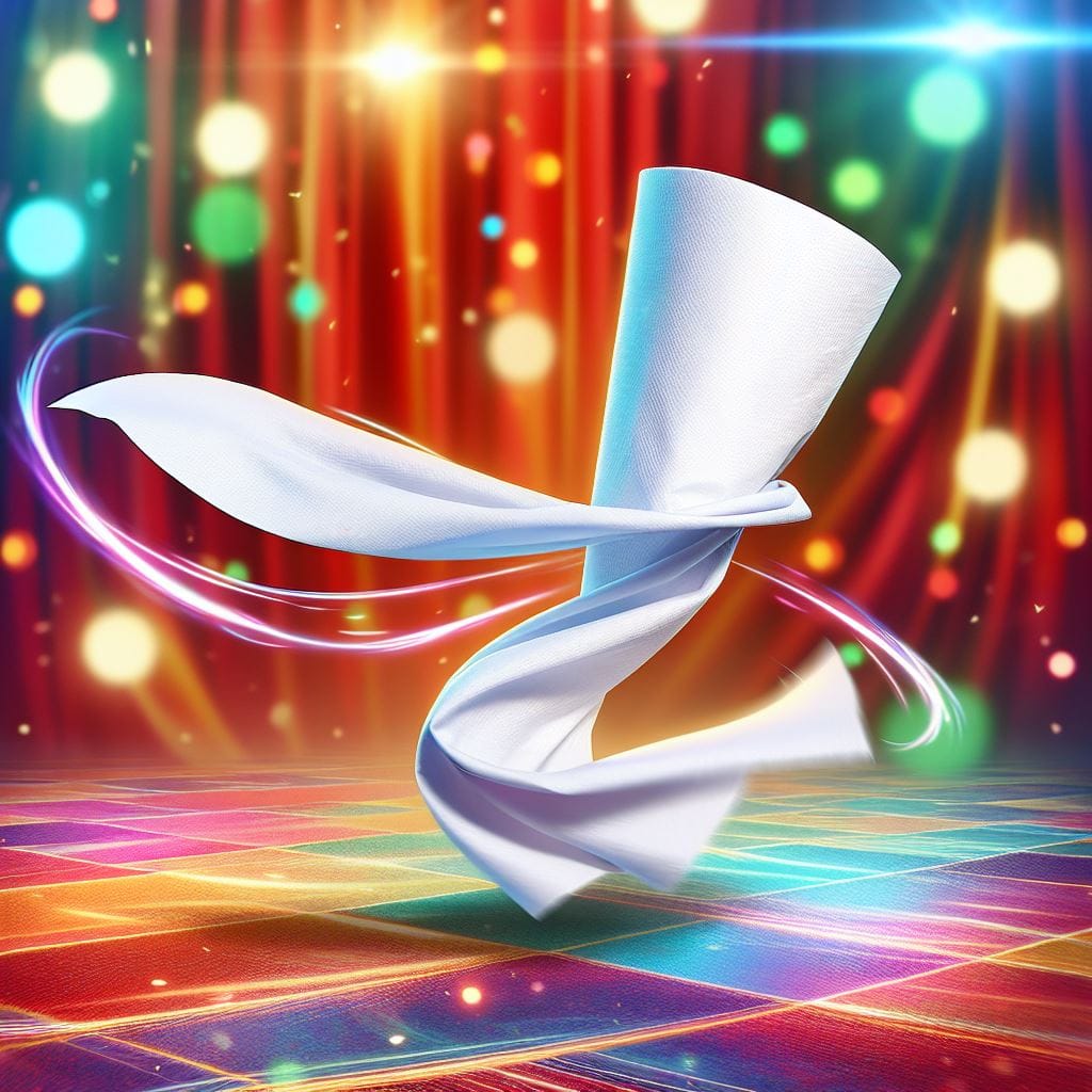 Tissue with boogie joke